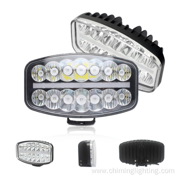 64W Waterproof Work Light Led Light Bars White Yellow Led Headlight Led Work Light For Offroad Truck